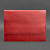 Шкіряна папка для документів А4 (на магнітах) червона BlankNote, фото 4