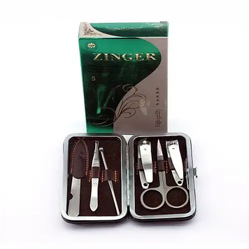 Набір для манікюру Zinger 6 предметів Хром (2086375759)