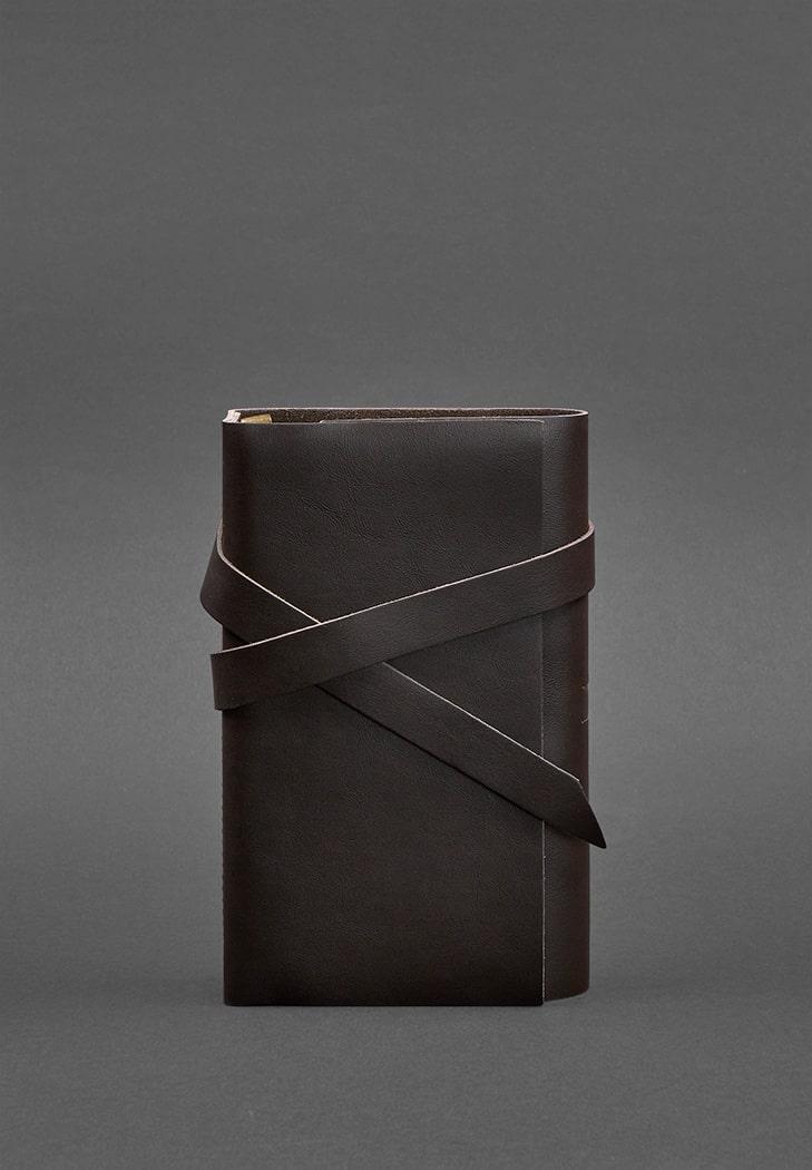 Шкіряний блокнот (Софт-бук) 1.0 темно-коричневий Крас BlankNote, фото 1