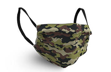 Маска для обличчя Geronimo camo2 3028 One size Хакі (3800999007922)