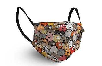 Маска для обличчя Geronimo doggie 3033 One size Різнобарвний (3800999007984)