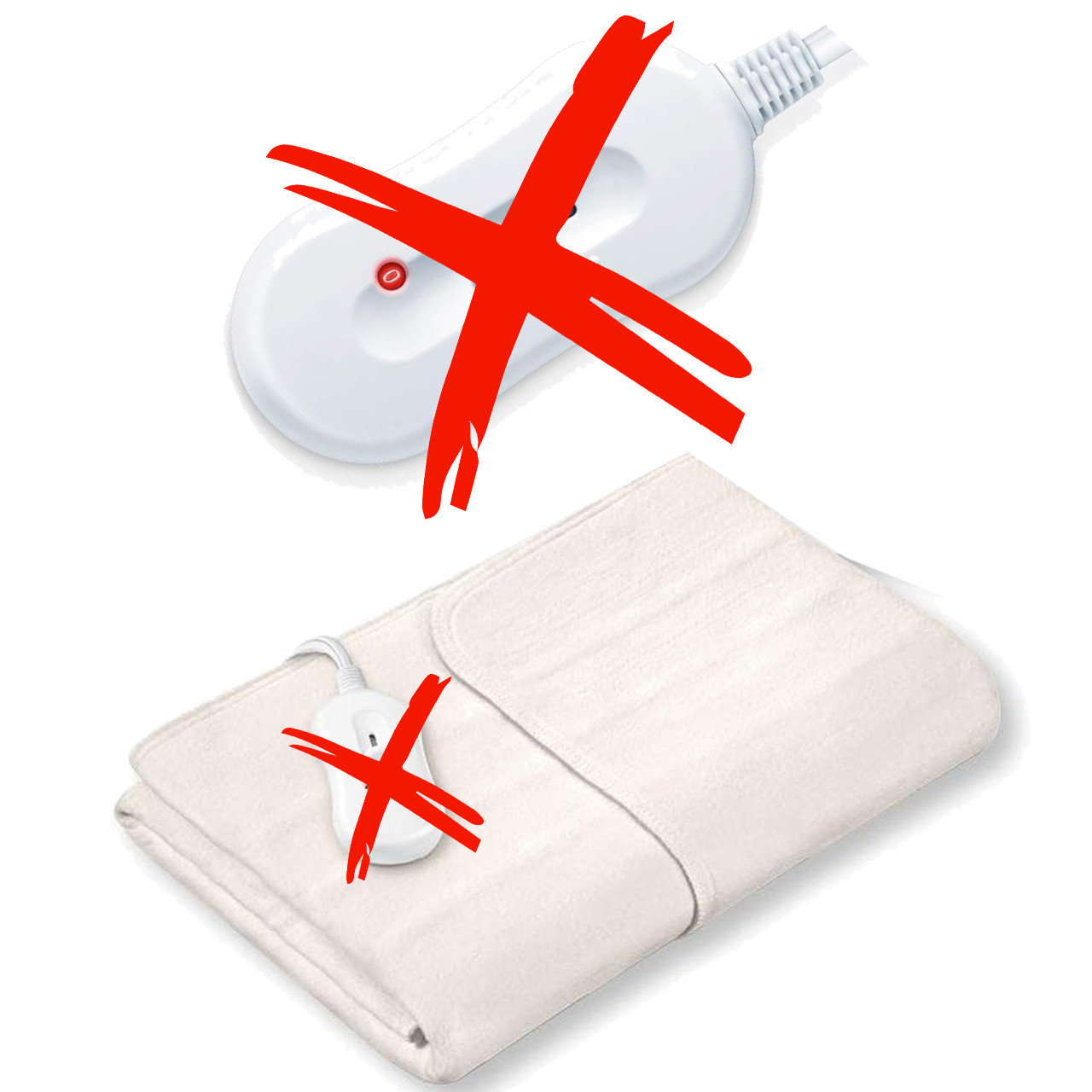 УЦЕНКА. Немає кабеля. Електропростирадло, простирадло з підігрівом SANITAS SWB 20, фото 1