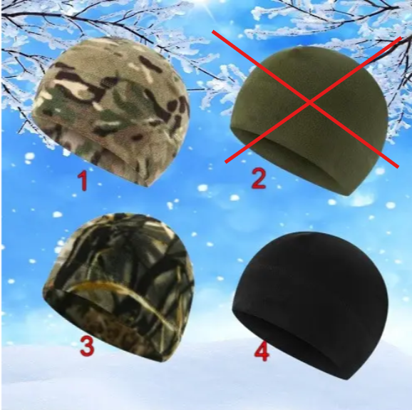 Шапка флісова пряма