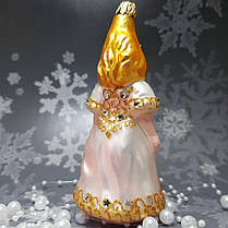 Скляна ялинкова іграшка Принцеса Попелюшка Snegka Poland, фото 5