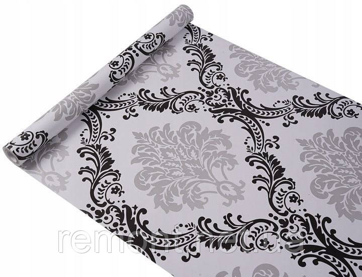 Самоклеючі вінілові шпалери в рулоні 45 см ×10 м. "Бароко" Миючі, 3D ефект, водостійкі, фото 1