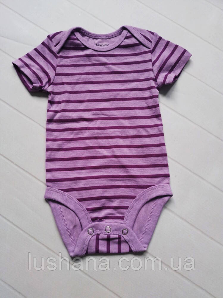Боді футболка Hanes на дівчинку / р.74-80 / 6-12 міс., фото 1
