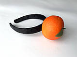 Ободок для волосся апельсин, обруч мандарин, фото 2