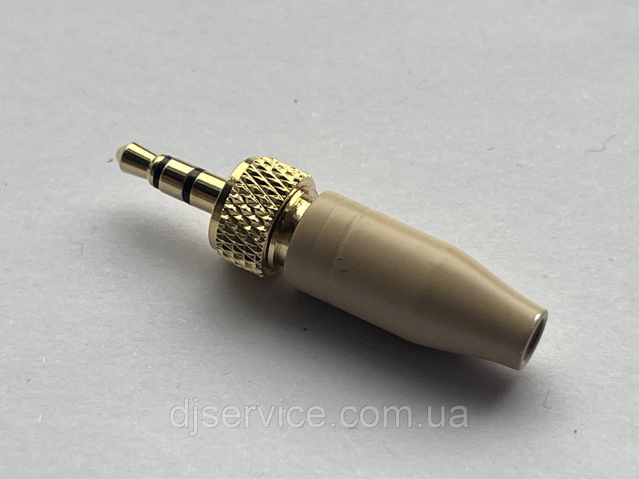 Роз'єм 3.5mm мініджек (з замком) lock з різзю, гайка для Sennheiser ME2, ME3, Sony, фото 1
