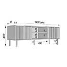 Тумба під ТБ з висувними шухлядами, фото 3