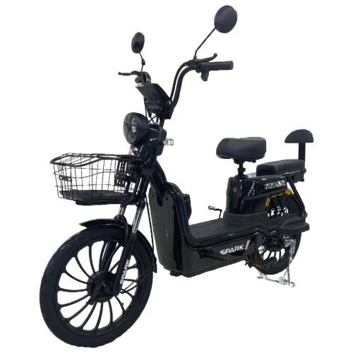 Велосипед з електромотором SPARK RIDER 14" 48V/500W/20Ah Чорний, фото 1