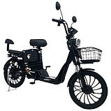Велосипед з електромотором SPARK RIDER PRO 14" 48V/650W/20Ah Чорний, фото 3