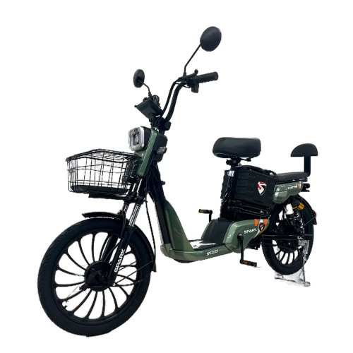 Велосипед з електромотором SPARK RIDER PRO 14" 48V/650W/20Ah Зелений, фото 1
