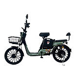 Велосипед з електромотором SPARK RIDER PRO 14" 48V/650W/20Ah Зелений, фото 2