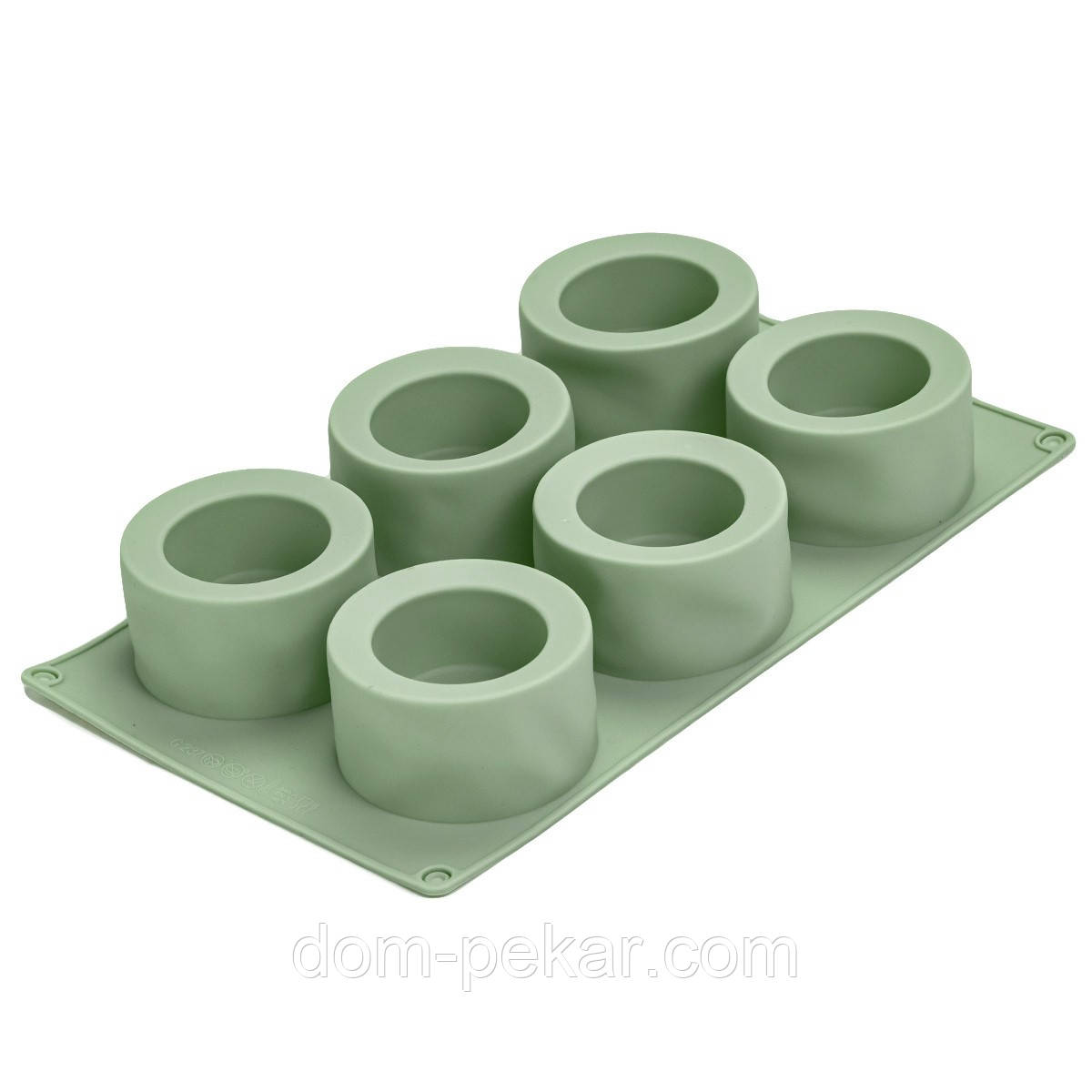 Форма силіконова планшет Циліндр високий 6 шт
