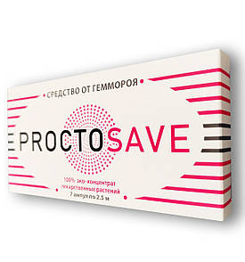 Proctosave - засіб від геморою (Проктосейв) 7 ампул