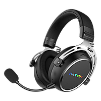 Гарнітура бездротова USB + Bluetooth 5.4 HATOR HYPERGANG 3 Hi-Res (ESH55) SyncHUB, wireless black чорний чорний