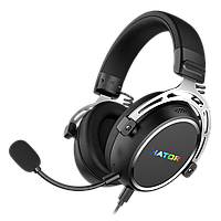 Гарнітура дротова USB HATOR HYPERGANG 3 Hi-Res (ESH50) +7.1 black чорний чорний