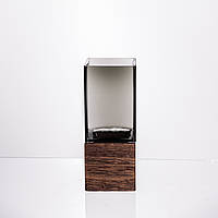 Ваза для квітів квадратна скляна 8×8×20 (см) декоративна HP-19-160-1