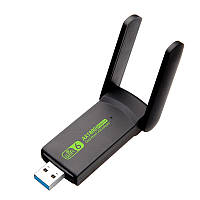 USB Wi-Fi адаптер Fenvi FU-AX1800 1800 Мбіт/с, 802.11ax, 2 антени, високошвидкісний мережевий адаптер