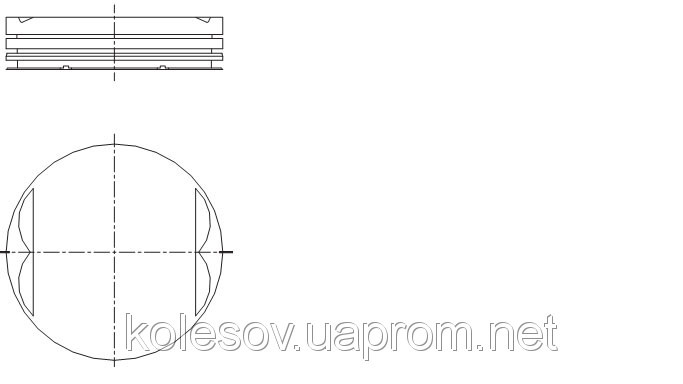 Поршни FORD Galaxy (Scorpio, Transit, Sierra) 2.0 DOHC