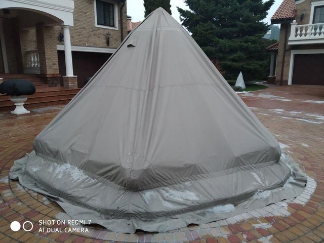 custom-sized covers for garden fountains всесезонні чохли для садових і декоративних фонтанів одеса
