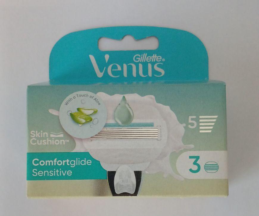 Касети жіночі для гоління Gillette Venus 5 Comfortglide Coconut 3 шт. (Жиллетт Венус 5 Оригінал)