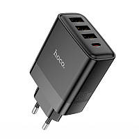 Адаптер для зарядки 4 устройств 45W с 3 USB и Type-C для смартфонов планшетов ноутбуков SPICY
