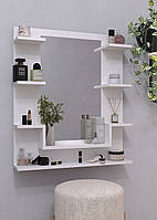 Дзеркало з полицями Nt-3 Ш 724 x В 828 x Г 150 мм Білий