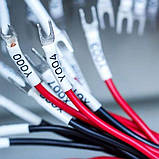 Трубка термозбіжна UKRMARK сумісна DYMO 18053 9 мм × 1,5 м, для кабелів Ø 1.7-3.7 мм чорний на білому, фото 3