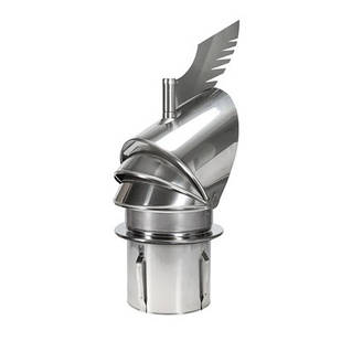 Флюгер димохідний Darco DRAGON Ø 200 мм, нержавіюча сталь