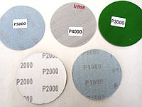 Комплект наждачних кругів 100 мм 5000/4000/3000/2000/1000 шліфувальна наждачка липучка для дриля, шурупокрута та наждачний папір