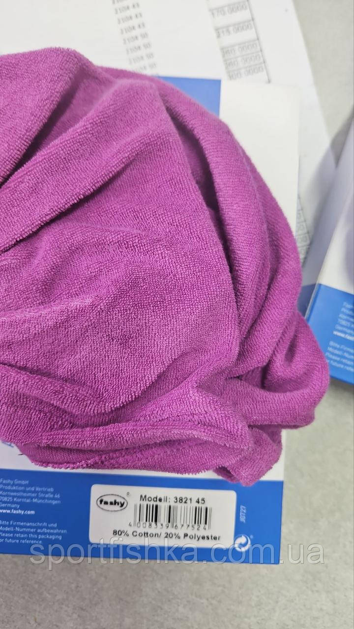 Шапка для сауни махрова Німеччина бузок, фото 1