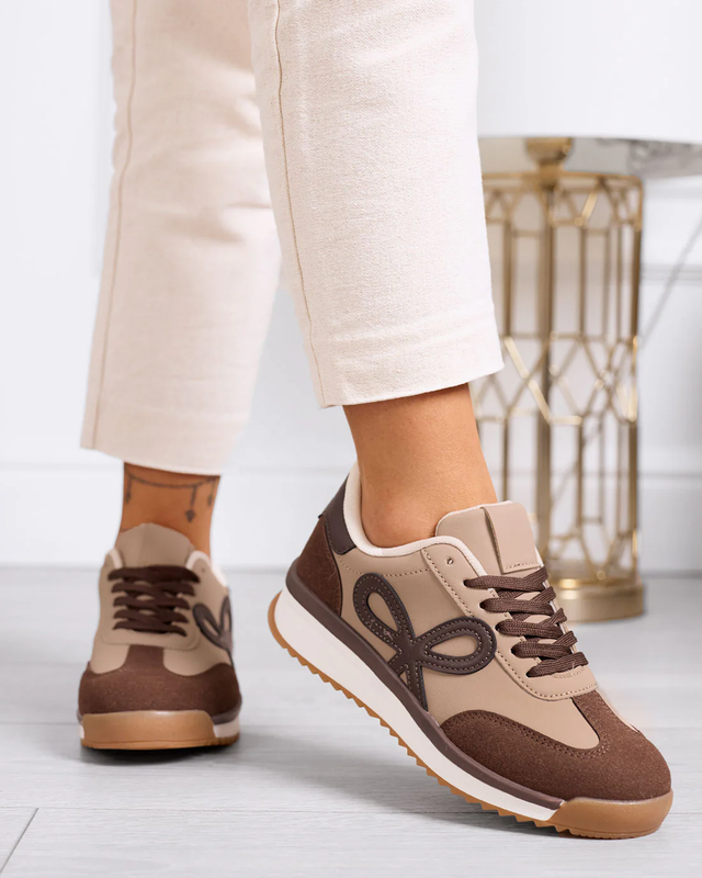 Жіночі Кросівки Horoso Коричнева Штучна Шкіра Повсякденні 36, арт. 24-36