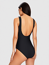 ОПТ Чорний купальник для пляжу та басейну Z.Five 55631 чорний-білий на 42 44 46 48 50 розмір, фото 2