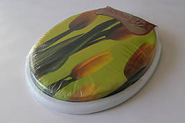 Кришка- сидіння для унітазу м'яка Vanna Lux Туреччина біла w504-2