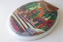 Кришка- сидіння для унітазу м'яка Vanna Lux Туреччина біла w504-12