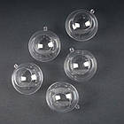 Набір пластикових форм "Куля з отвором", 8см, 5шт/уп, фото 5