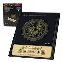 Настільна склокерамічна індукційна плита на 1 комфорку Domotec MS 5833 2000 Вт