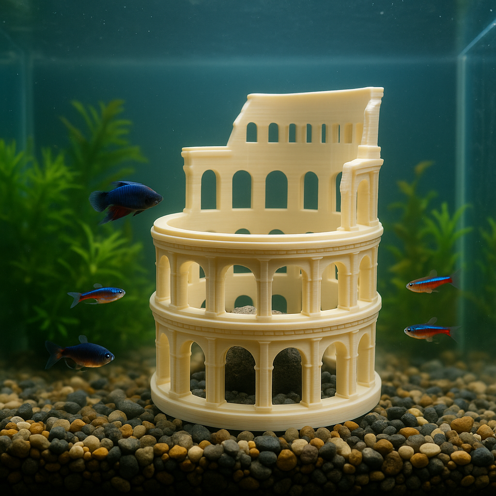 Акваріумна декорація "Колізей" Україна