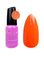Edlen Рідкий гель для нігтів №06 Water Acrygel Neon, 9мл