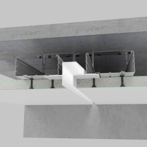 Профіль тіньового шва з LED-  підсвіткою  PCT-12 білий