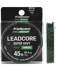 Лідкор Kalipso Leadcore 7m 45lb Weed Green