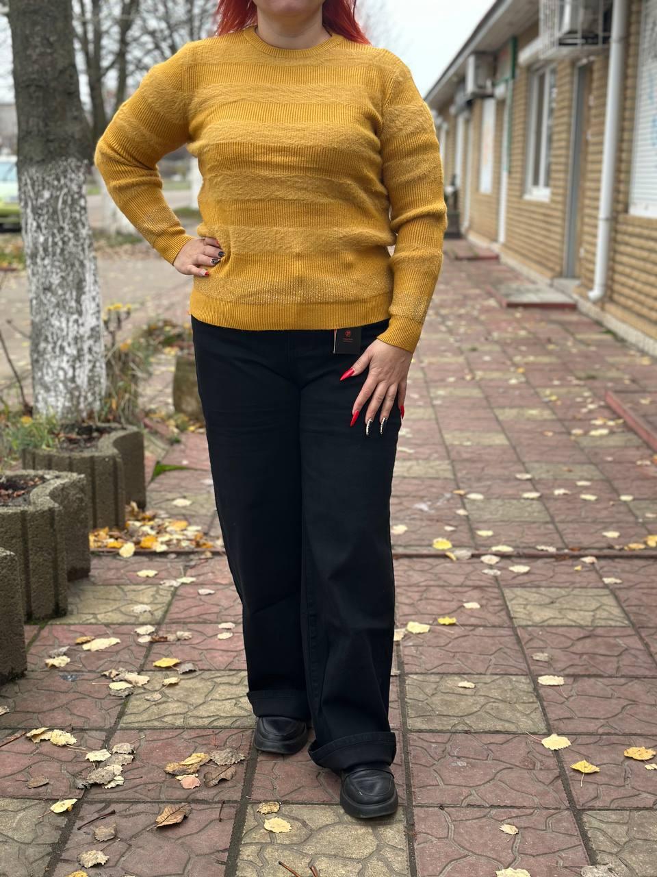 Теплі жіночі джинси на флісі"CULOTTES" Art: 0386-6, фото 1