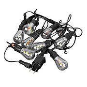 Вулична ретрогірлянда Stenson R95899 IP65 Спіральні лампочки 5 м