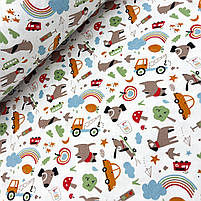 Π€Π»Π°Π½Π΅Π»Ρ "Π‘ΠΎΠ±Π°ΠΊΠΈ, ΠΌΠ°ΡΠΈΠ½ΠΈ, Π΄Π΅ΡΠ΅Π²Π° Π½Π° Π±ΡΠ»ΠΎΠΌΡ" 240 ΡΠΌ, ΡΠΎΡΠΎ 3