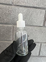 Флакон порожній скляний з піпеткою, 30 мл