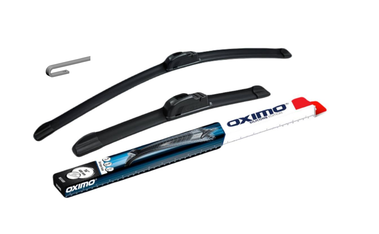 Двірники безкаркасні для JAC J3 від 2013- р.в. 550/400 мм OXIMO, комплект склоочисників (2 шт)