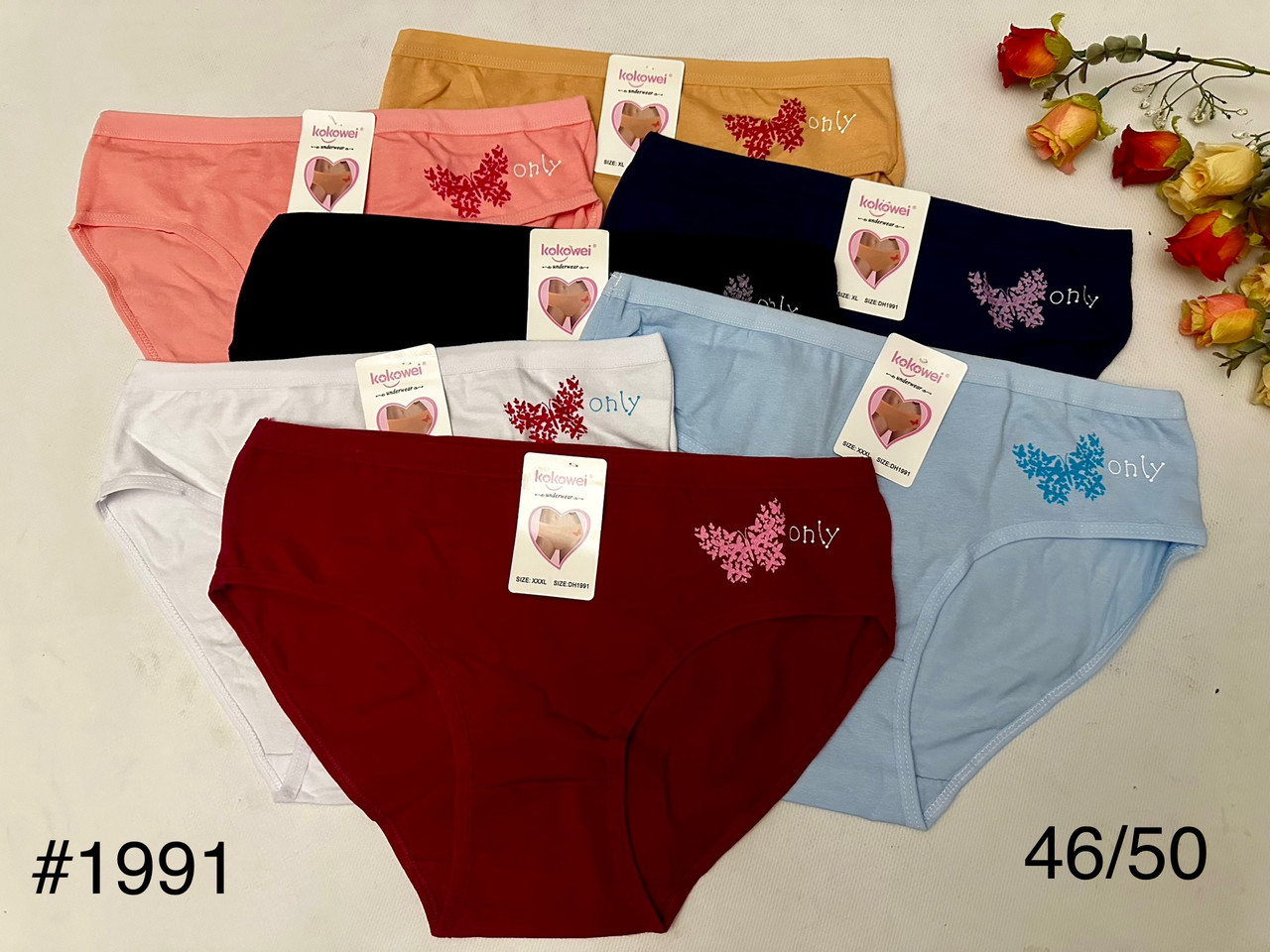 Трусики в горошок бавовна