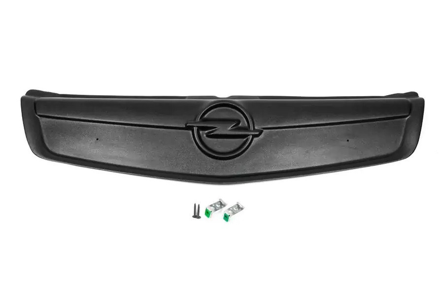 Зимова накладка на Opel Vivaro 2006-2014 Опель Віваро (Верхня матова на решітку з кріпленнями), фото 1