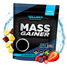 Гейнер Willmax Mass Gainer 2 кг зі смаком